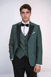Green Removable Lapel Tuxedo | Wessi