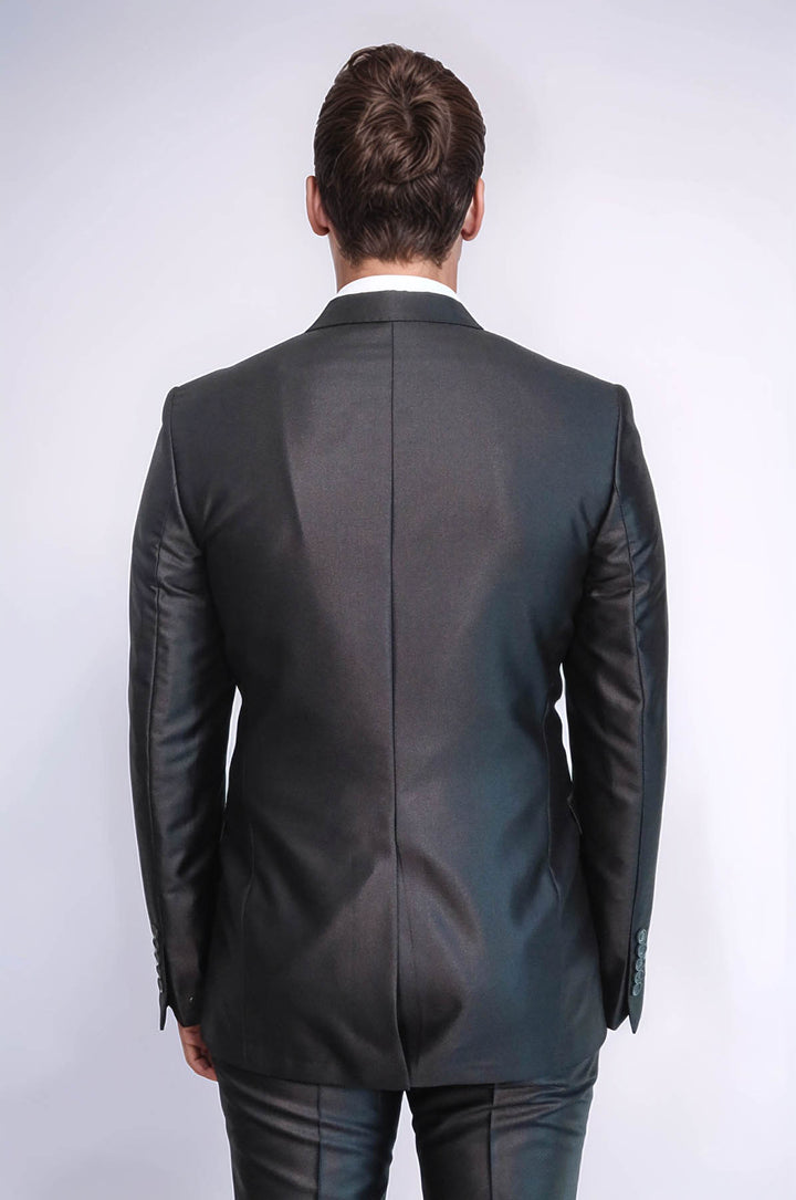 Traje negro brillante 8 Drop - Wessi