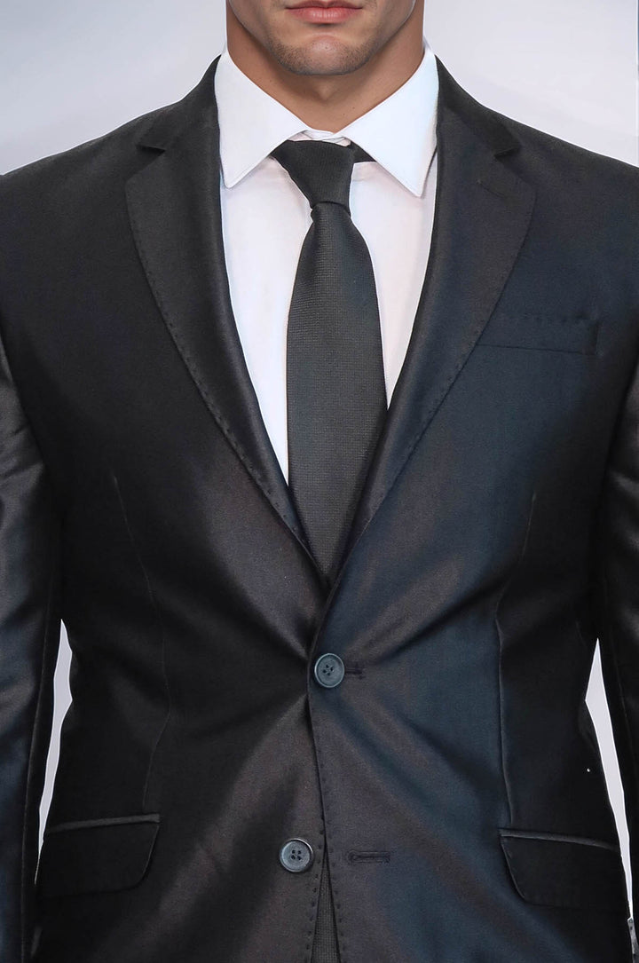Traje negro brillante 8 Drop - Wessi