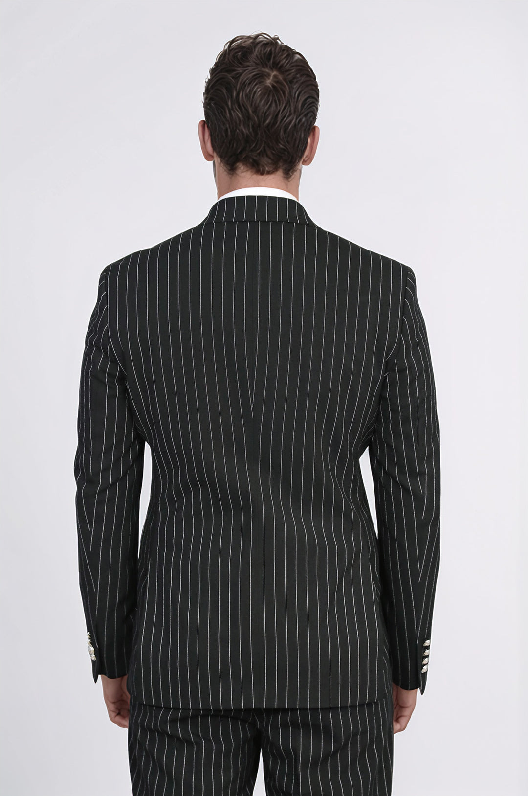black and silver formal dress men's Black and Silver Tuxedo