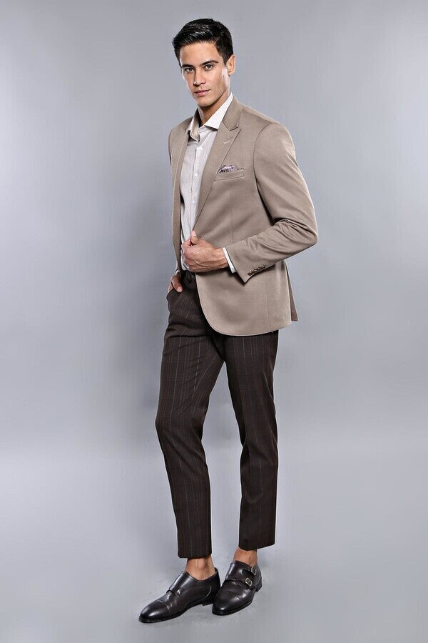 Chaqueta beige para hombre - Wessi