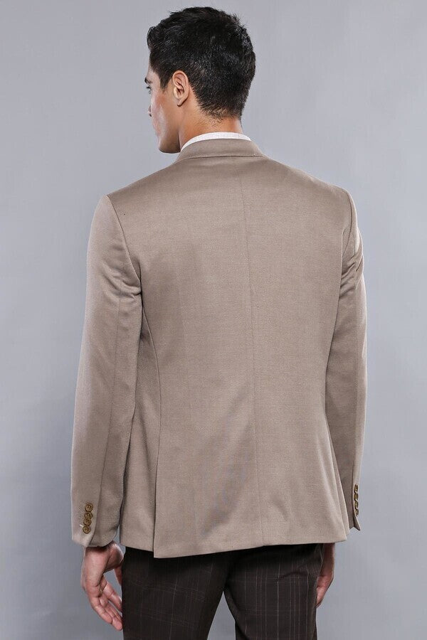 Beige Men's Jacket - Wessi