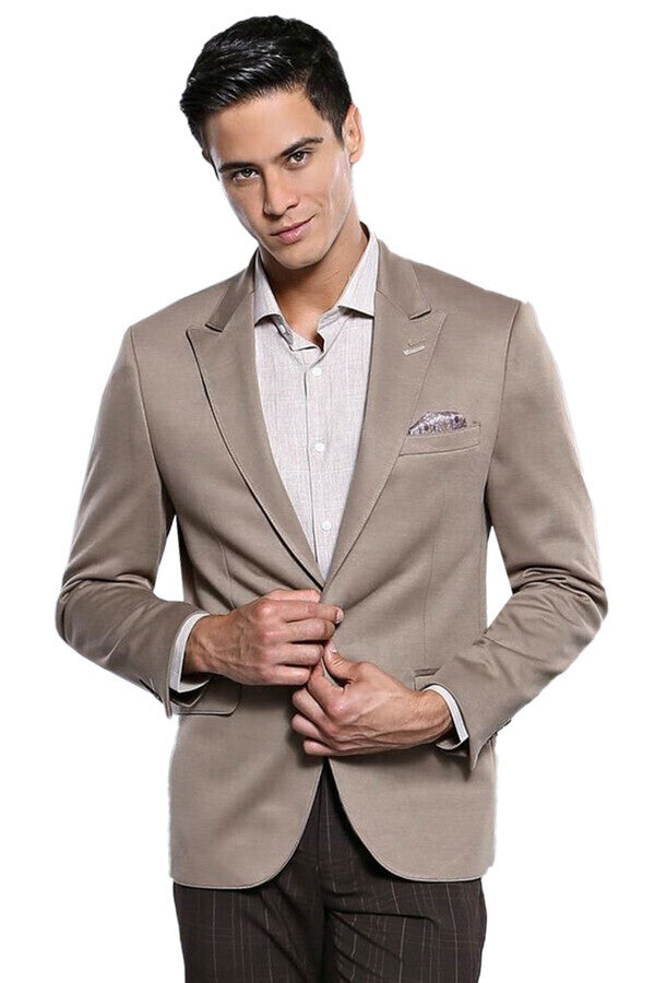 Chaqueta beige para hombre - Wessi