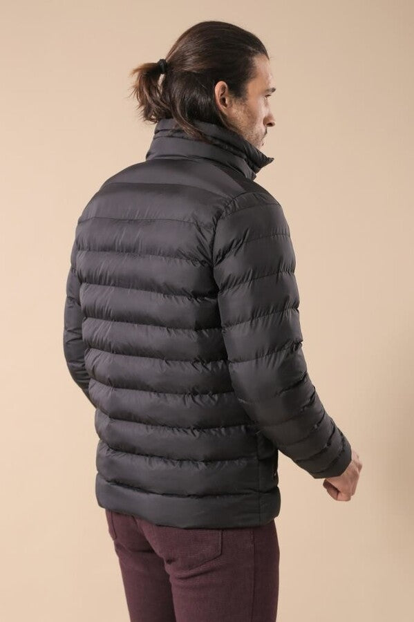 Black Short Men Down Jacket | Wessi