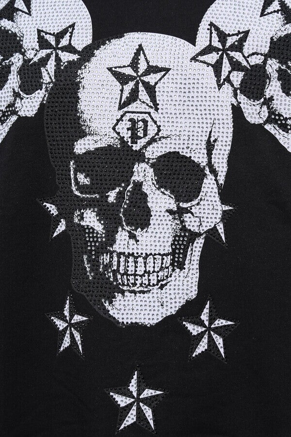 Sudadera con estampado de calaveras negras - Wessi