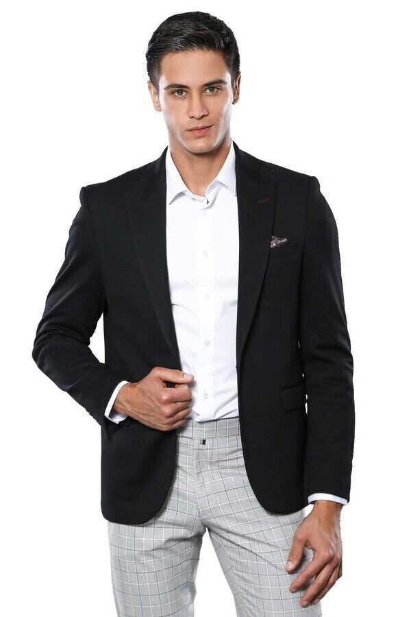 Chaqueta negra para hombre | Wessi