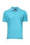 Camiseta azul con cuello polo Oxford para hombre - Wessi