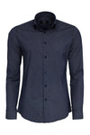 Tiny Check Patterned Slim Fit Blue Men Shirt - Wessi