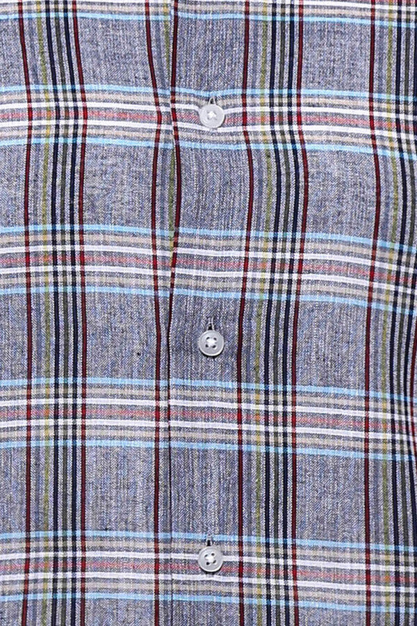 Camisa informal de cuadros azules - Wessi