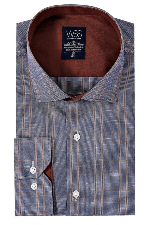 Camisa informal de cuadros azules | Wessi