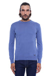 Circle Neck Blue Knitwear - Wessi