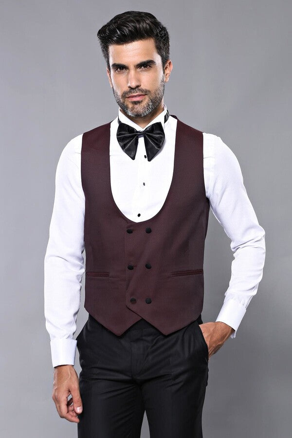 Claret Red Men's Tuxedo | Wessi