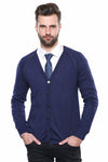 Cotton Knitwear Navy Blue - Wessi