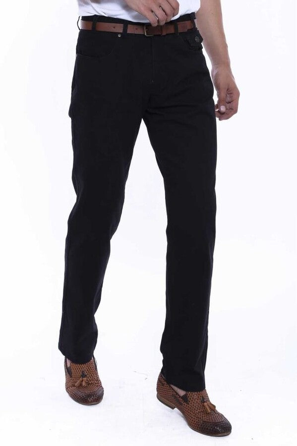 Covered Pocket Suede Pants - Wessi