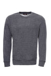 Sudadera gris oscuro lisa con cuello circular - Wessi