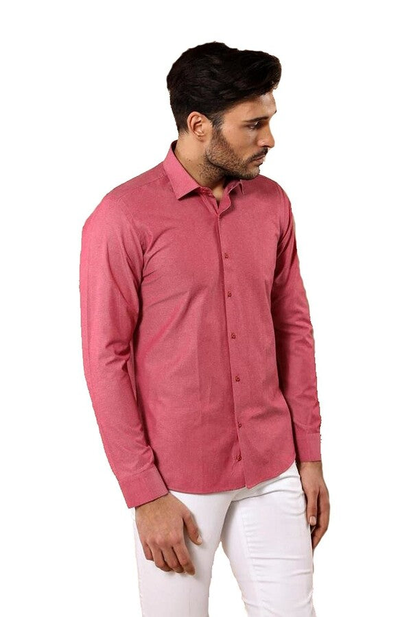 Dot-Patterned Pink Shirt | Wessi