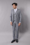 Double Breasted Grey Suit | Wessi