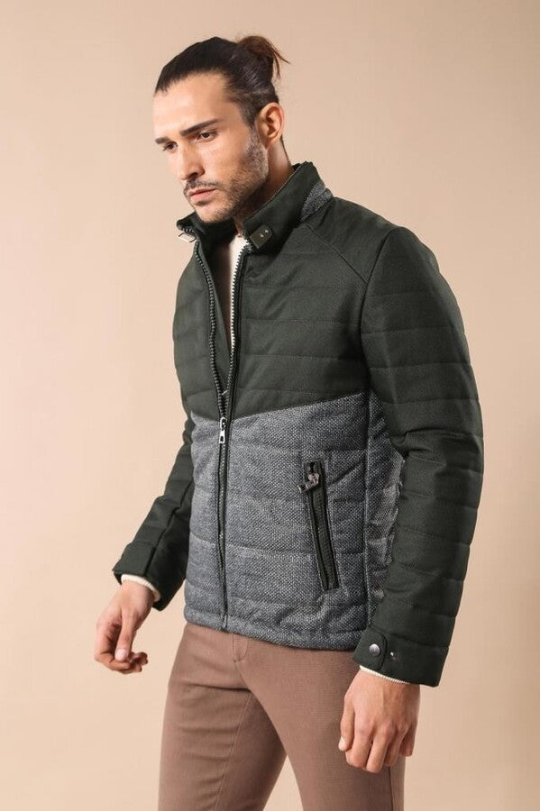 Green Down Coat - Wessi