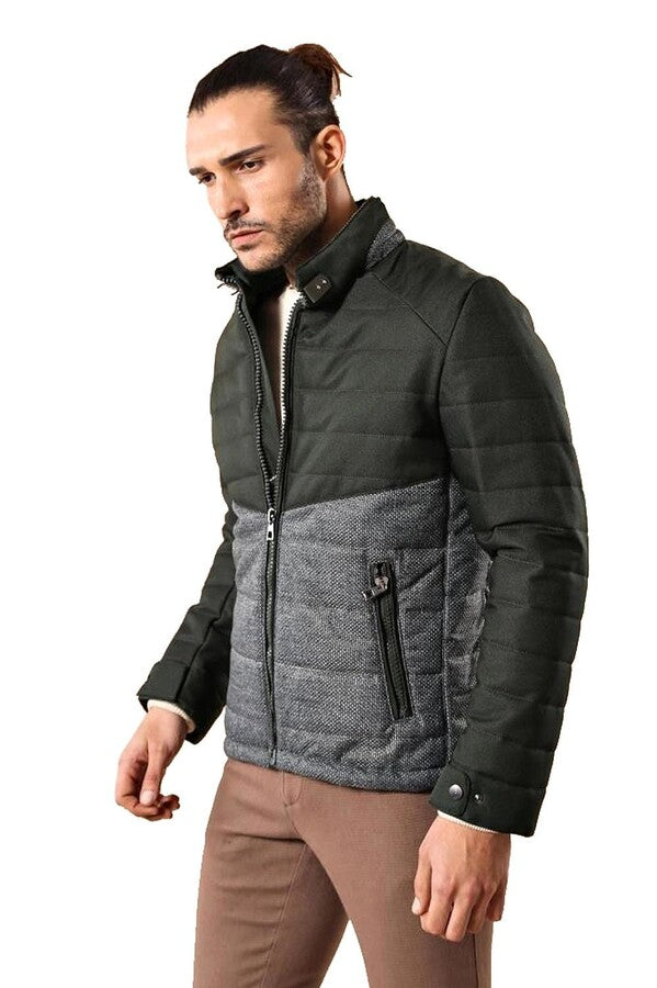 Green Down Coat - Wessi