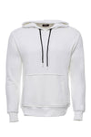 Hooded Pocket Plain Cream Men's Sweatshirt - Wessi