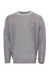 Horizontal Striped Grey Men's Sweatshirt - Wessi