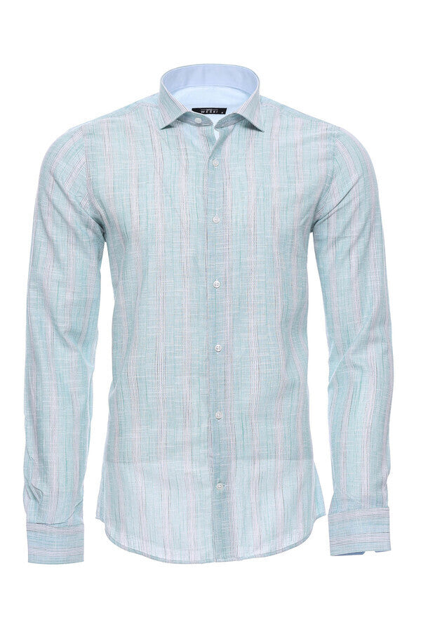 Light Green Plaid Shirt - Wessi