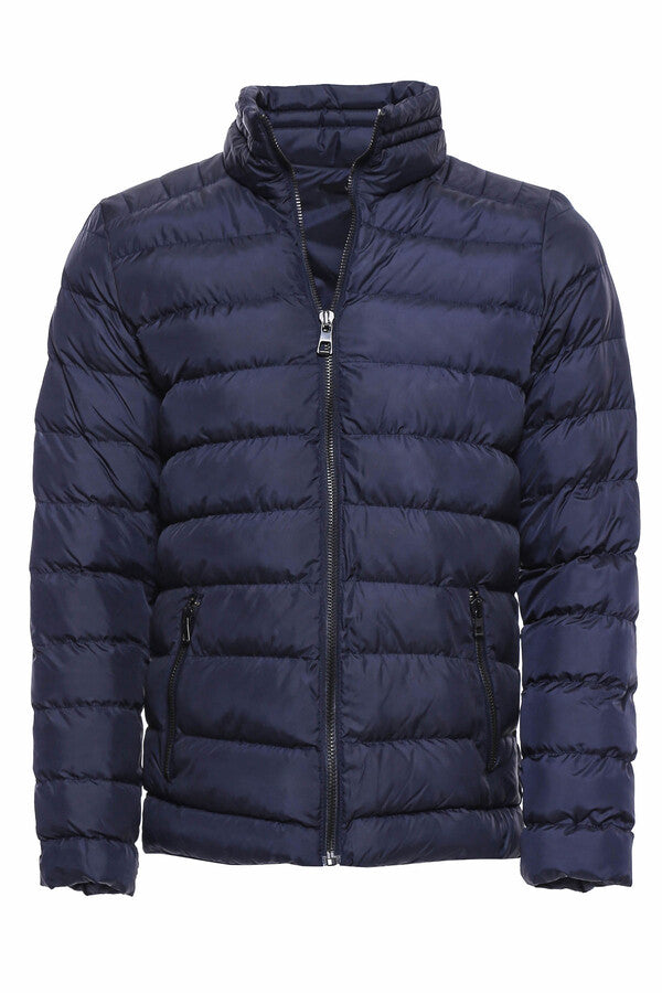 Navy Short Men Down Jacket | Wessi