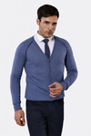 Blue Cotton Knitwear - Wessi