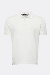 Cream Polo Collar Men's T-shirt - Wessi