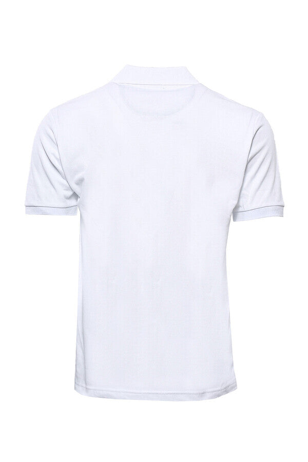 Camiseta blanca Oxford con cuello de polo - Wessi