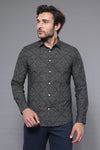 Patterned Smoked Long Sleeve Shirt | Wessi