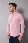 Camisa de cuadros rosas para hombre | Wessi