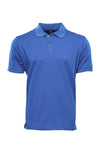 Camiseta lisa de cuello polo azul - Wessi