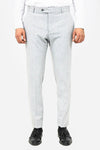 Plain Light Grey Men Dress Pants - Wessi