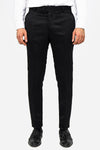 Pantalones negros lisos para hombre - Wessi