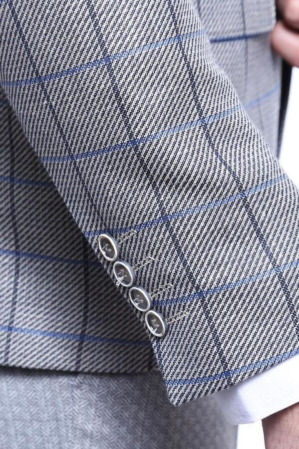 Single Button Pointed Collar Blazer - Wessi