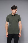 Polo Plain Khaki Men T-Shirt - Wessi