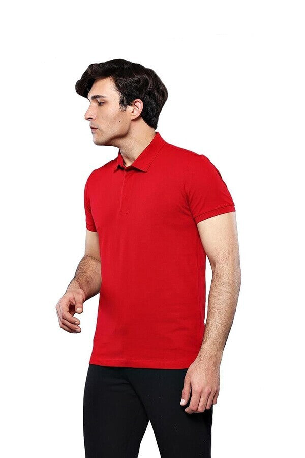 Polo Plain Red T-Shirt - Wessi