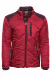 Red Quilted Down Coat - Wessi