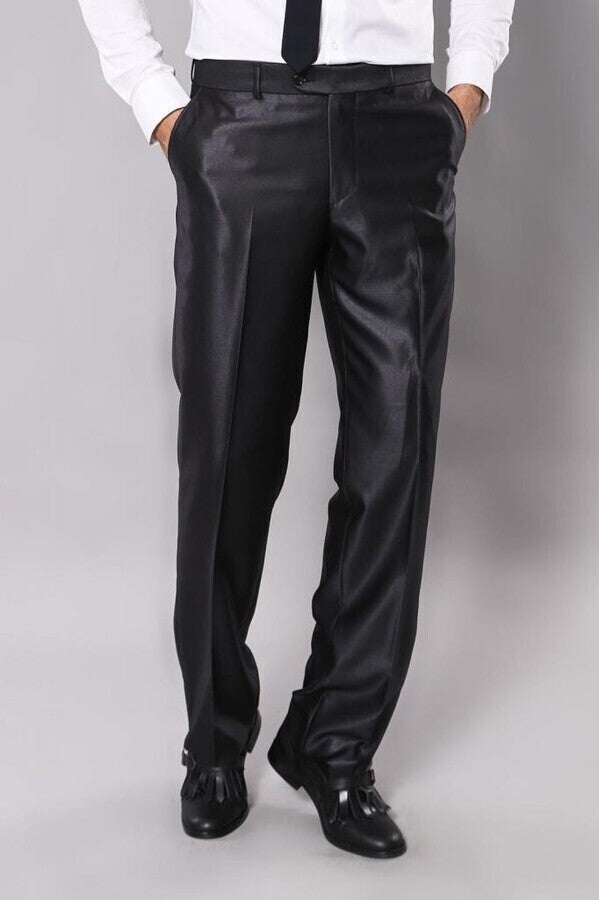 Shiny Smoked Men's Suit - Wessi