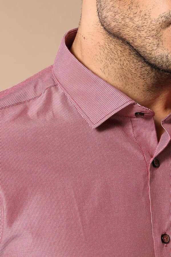 Camisa burdeos para hombre | Wessi