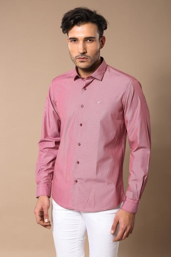 Camisa burdeos para hombre | Wessi