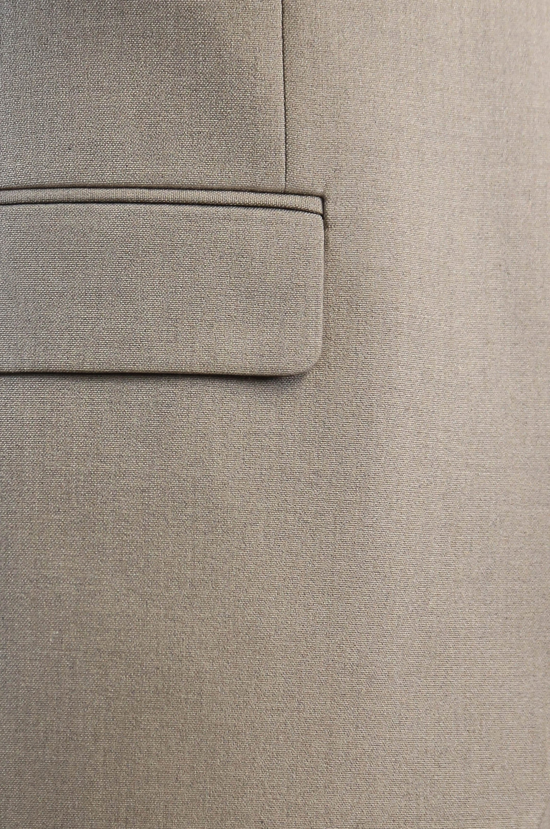 Taupe Slim Fit Two-Button Linen Men’s Suit - Wessi