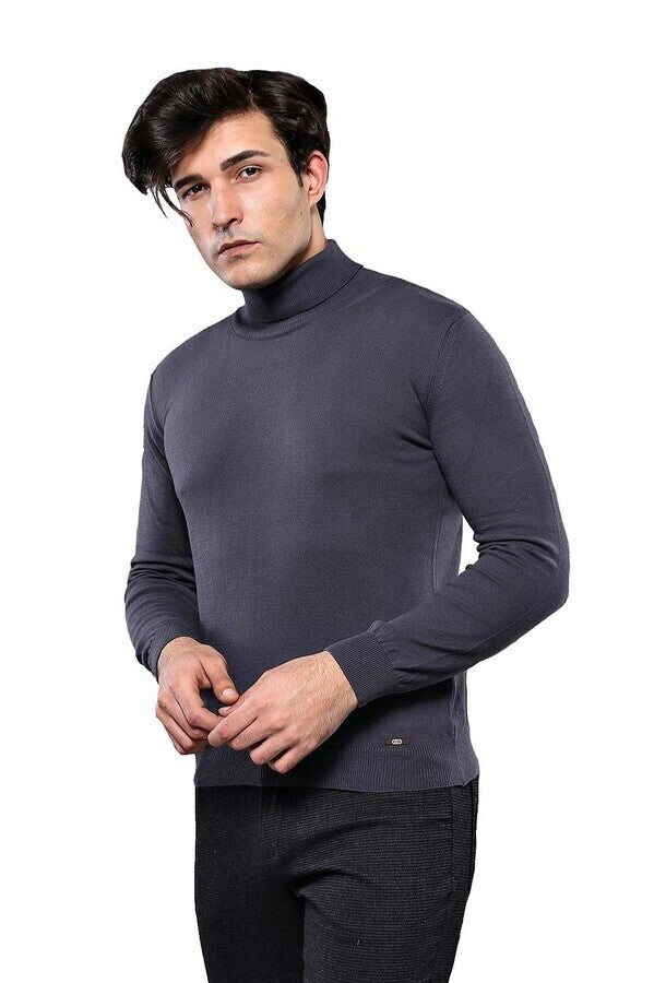 Turtleneck Smoked Sweater | Wessi