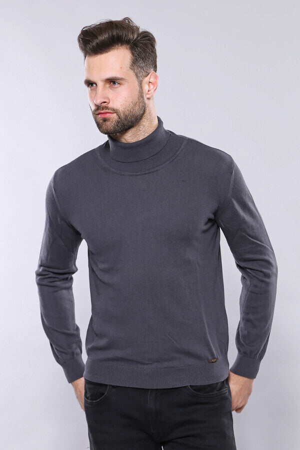 Turtleneck Smoked Sweater | Wessi