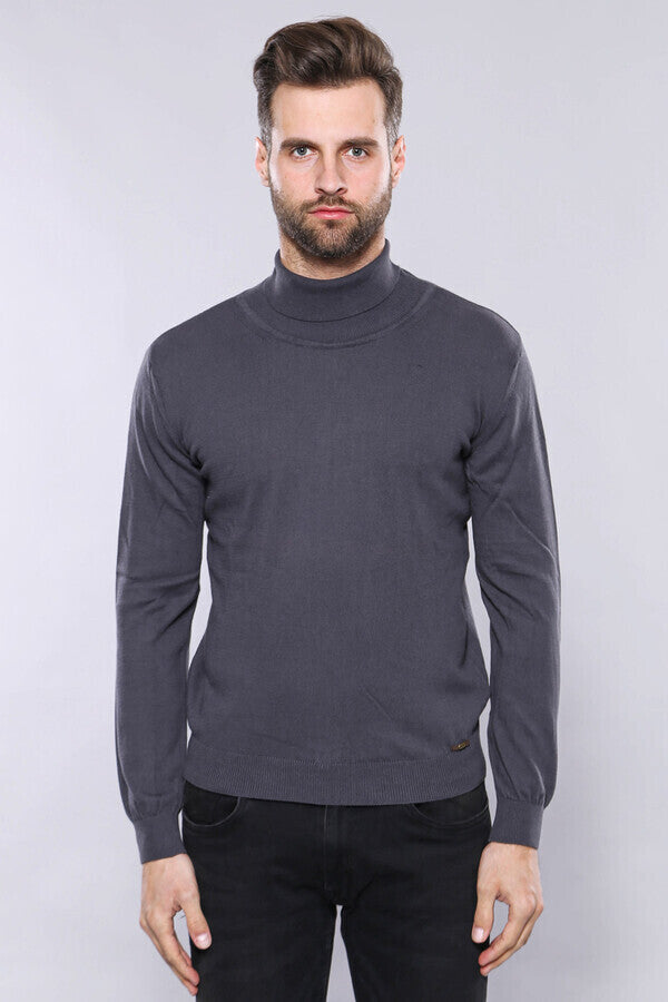 Turtleneck Smoked Sweater | Wessi