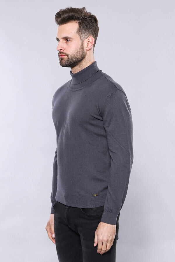 Turtleneck Smoked Sweater | Wessi