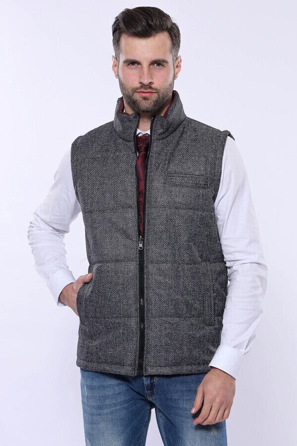 Two-Sided Black Waistcoat | Wessi - Wessi