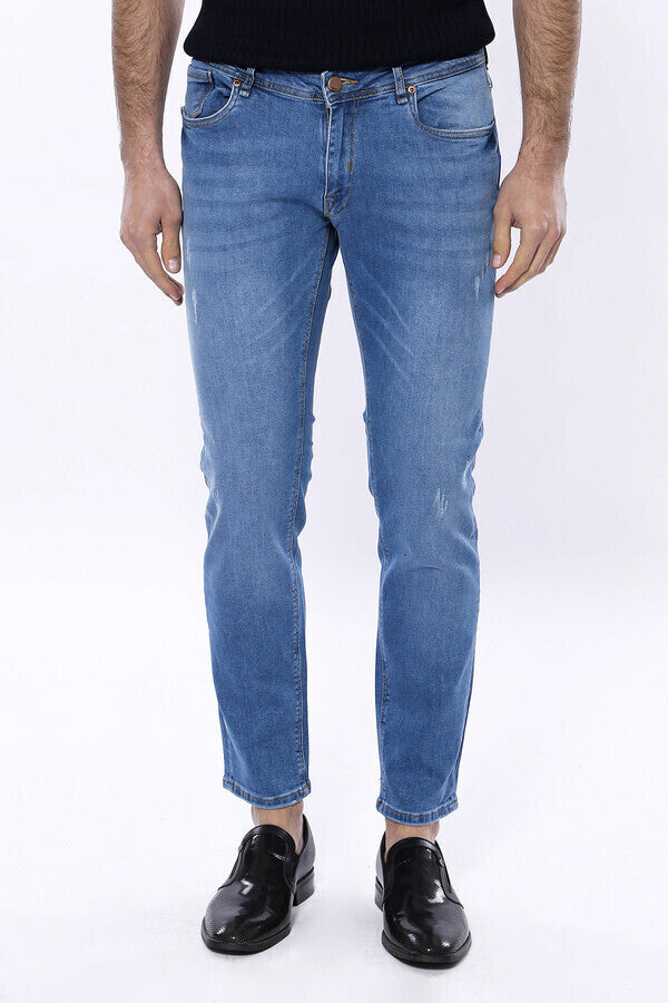 Washed Blue Men Jeans - Wessi